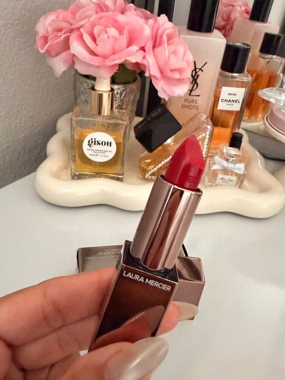 laura mercier Vibrant Red Rouge Ultime Essentiel Hydrating Lipstick